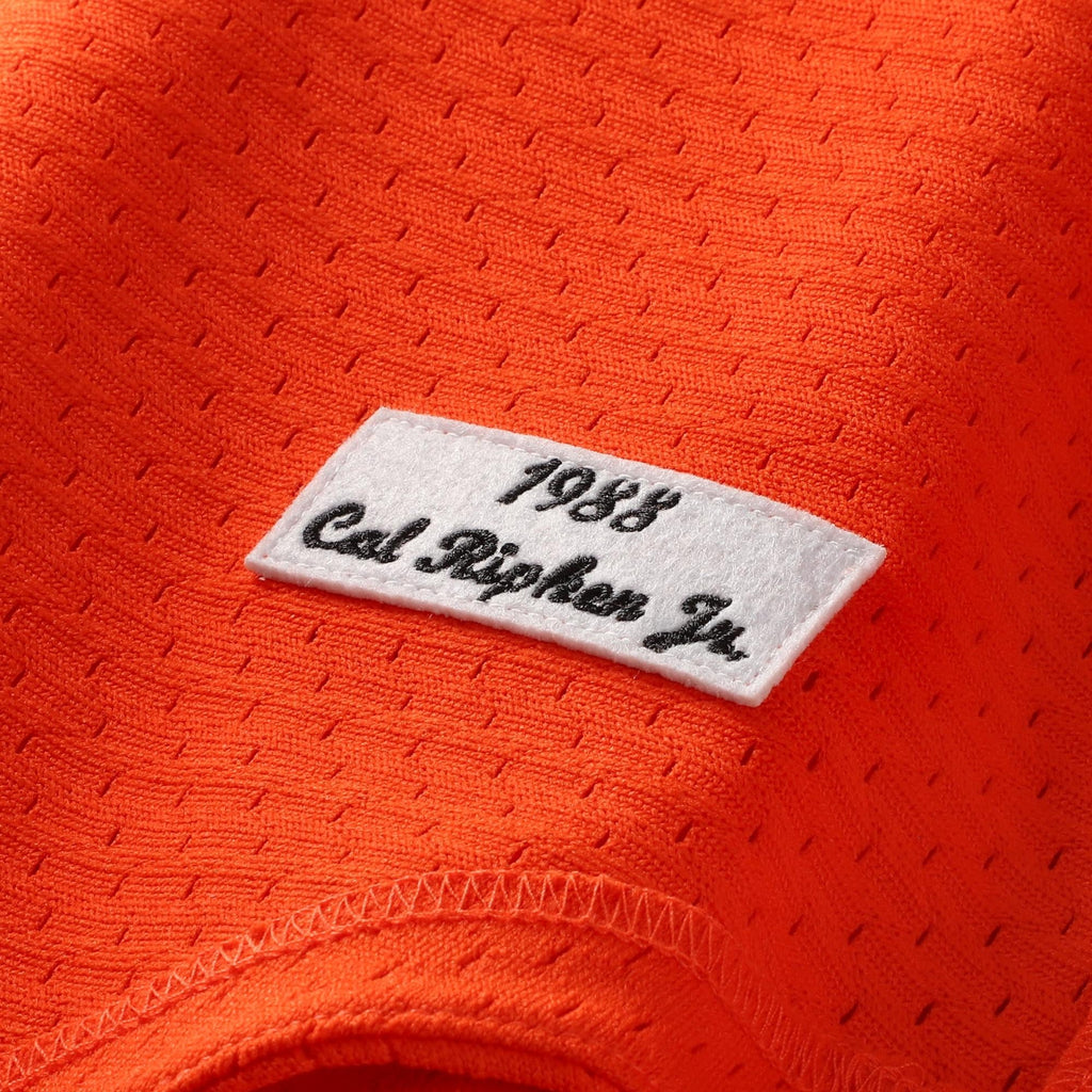 Baltimore Orioles Cal Ripken Jr. Profile Orange Big & Tall Cooperstown Collection Mesh Batting Practice Jersey