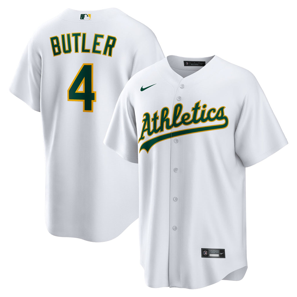 Athletics Lawrence Butler Nike White Home Replica Jersey
