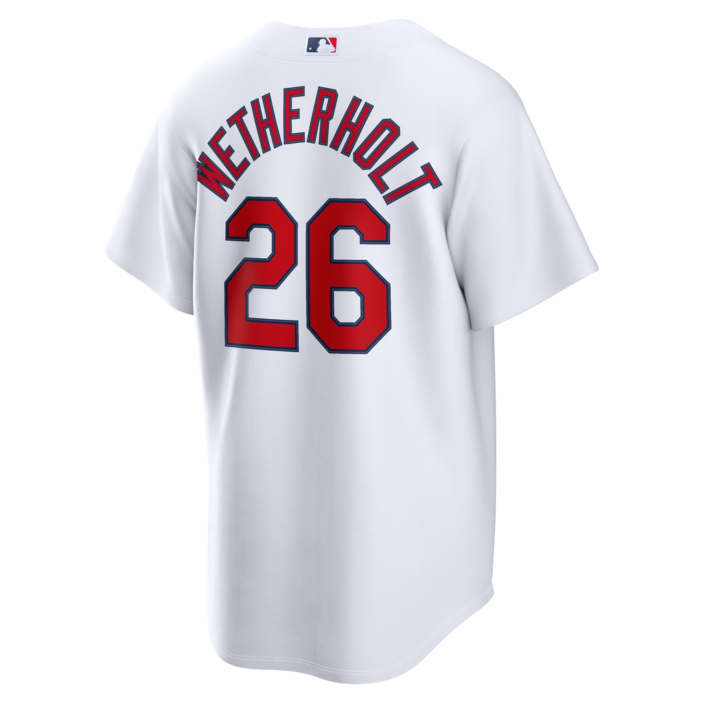 St. Louis Cardinals JJ Wetherholt Nike White Home Replica Jersey