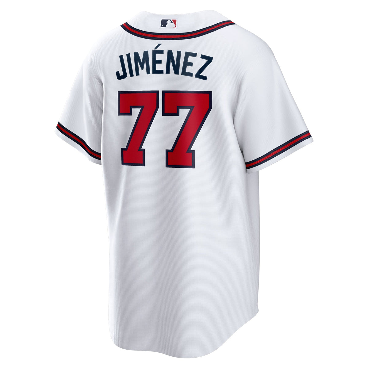 Atlanta Braves Joe Jiménez Nike White Home Replica Player Jersey