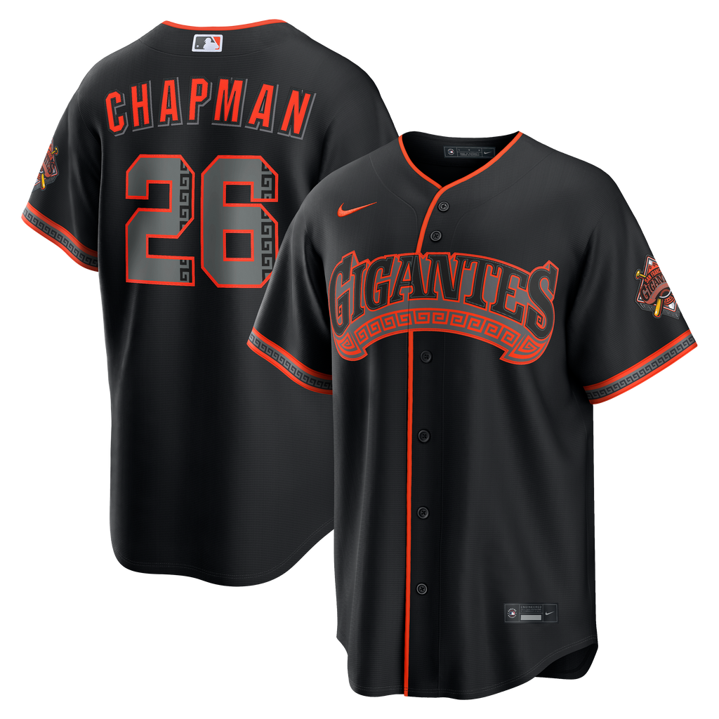 San Francisco Giants Matt Chapman Nike Black Alternate Stadium Jersey
