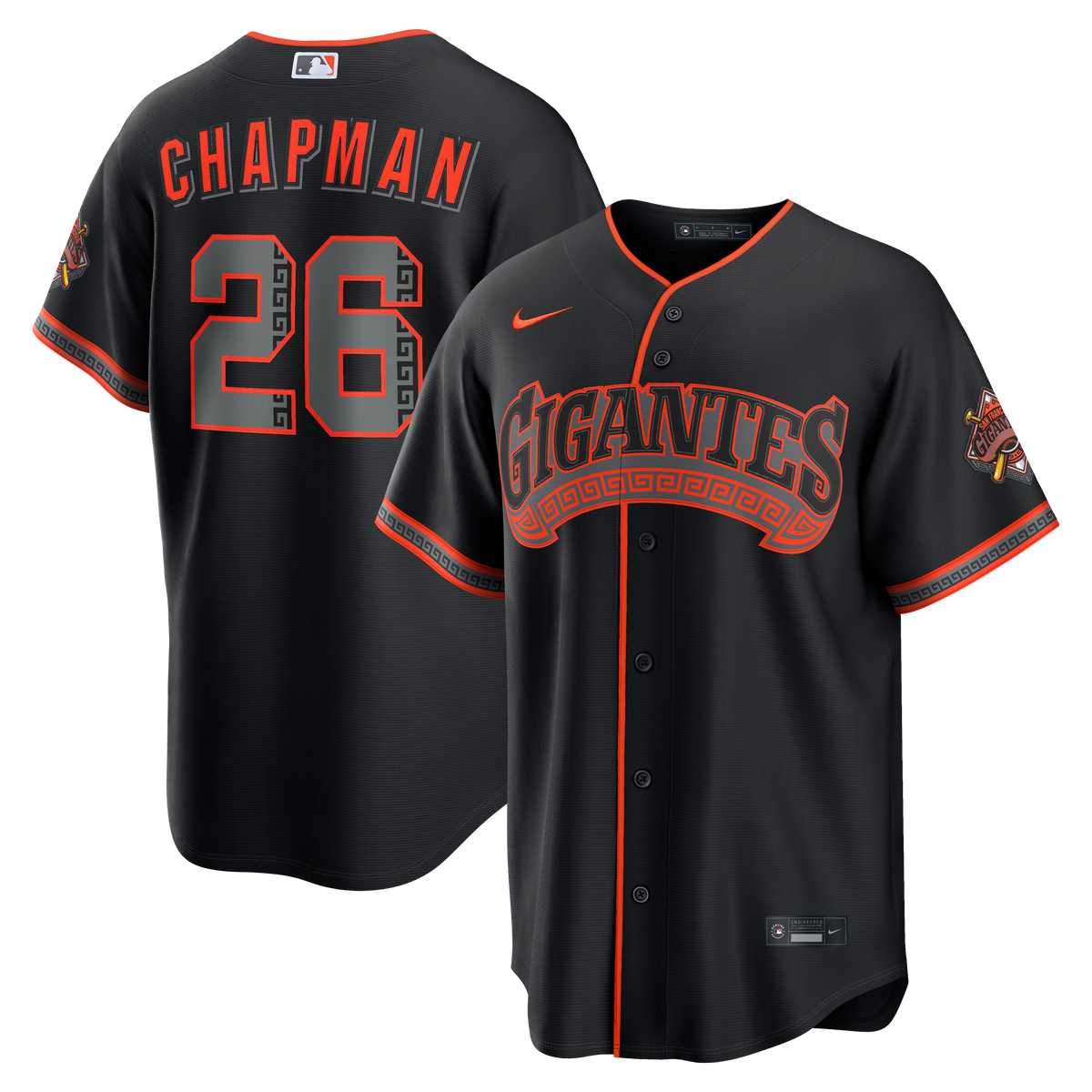 San Francisco Giants Matt Chapman Nike Black Alternate Stadium Jersey