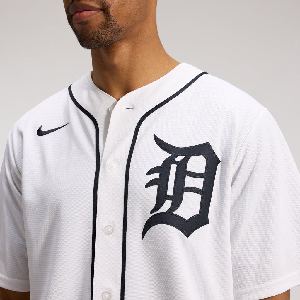 Detroit Tigers Nike White Home Replica Jersey