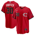 Cincinnati Reds Ken Griffey Jr. Nike Red 2026 City Connect Stadium Jersey