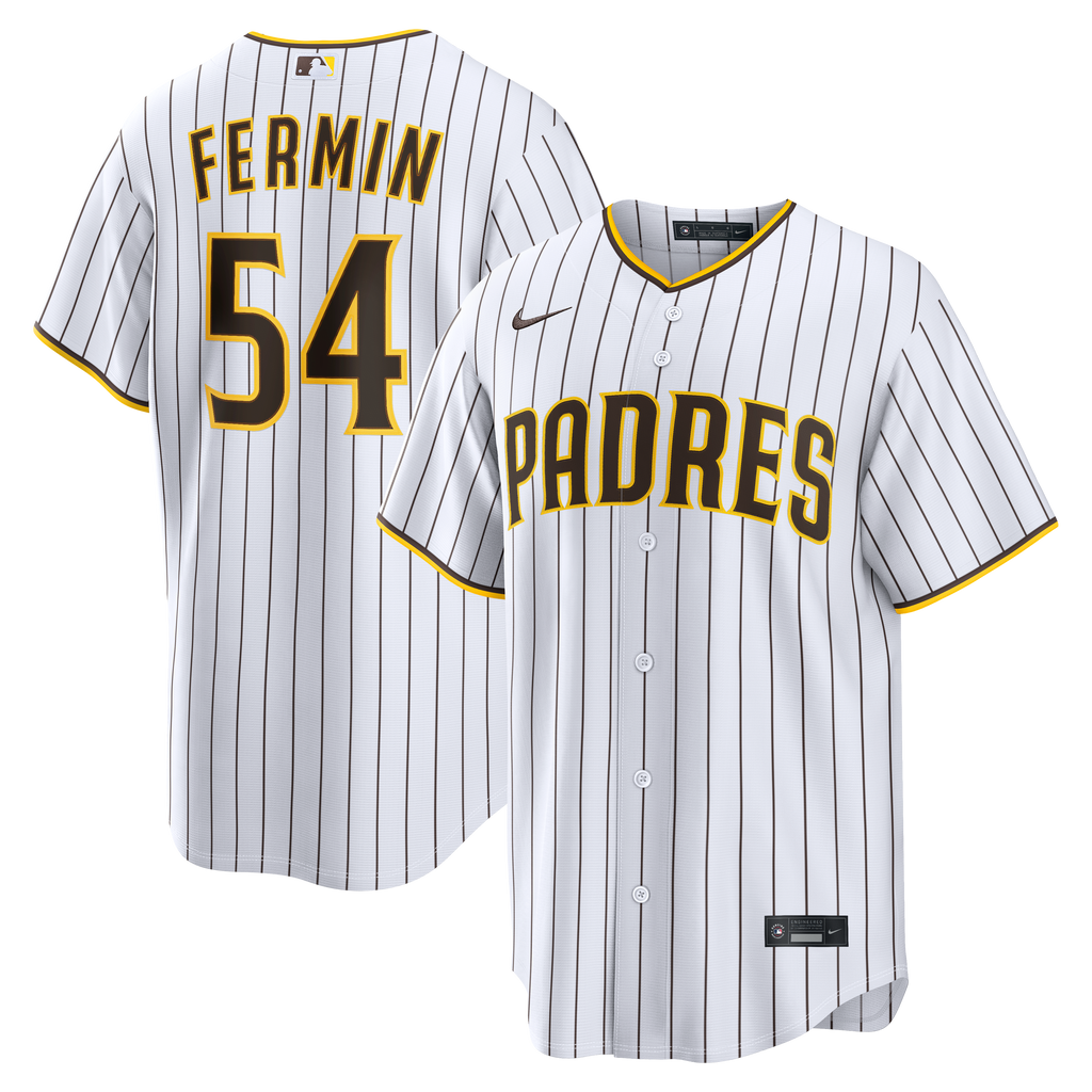 San Diego Padres Freddy Fermin Nike White Home Replica Jersey