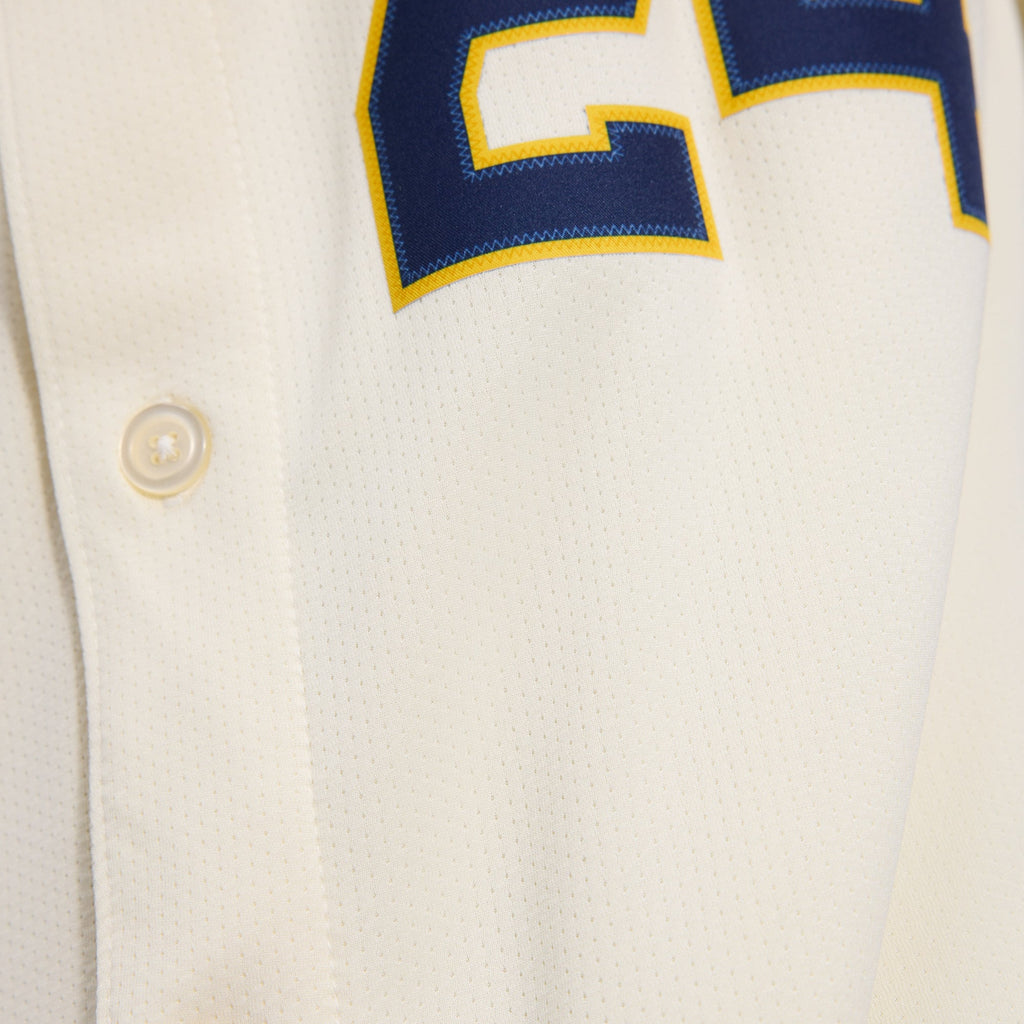 Milwaukee Brewers William Contreras Nike Cream Home Limited Player Jersey