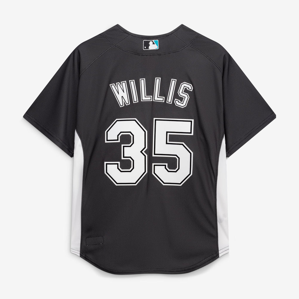 Florida Marlins Dontrelle Willis Mitchell & Ness Black Authentic Batting Practice Jersey