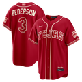 Texas Rangers Joc Pederson Nike Red 2026 City Connect Stadium Jersey