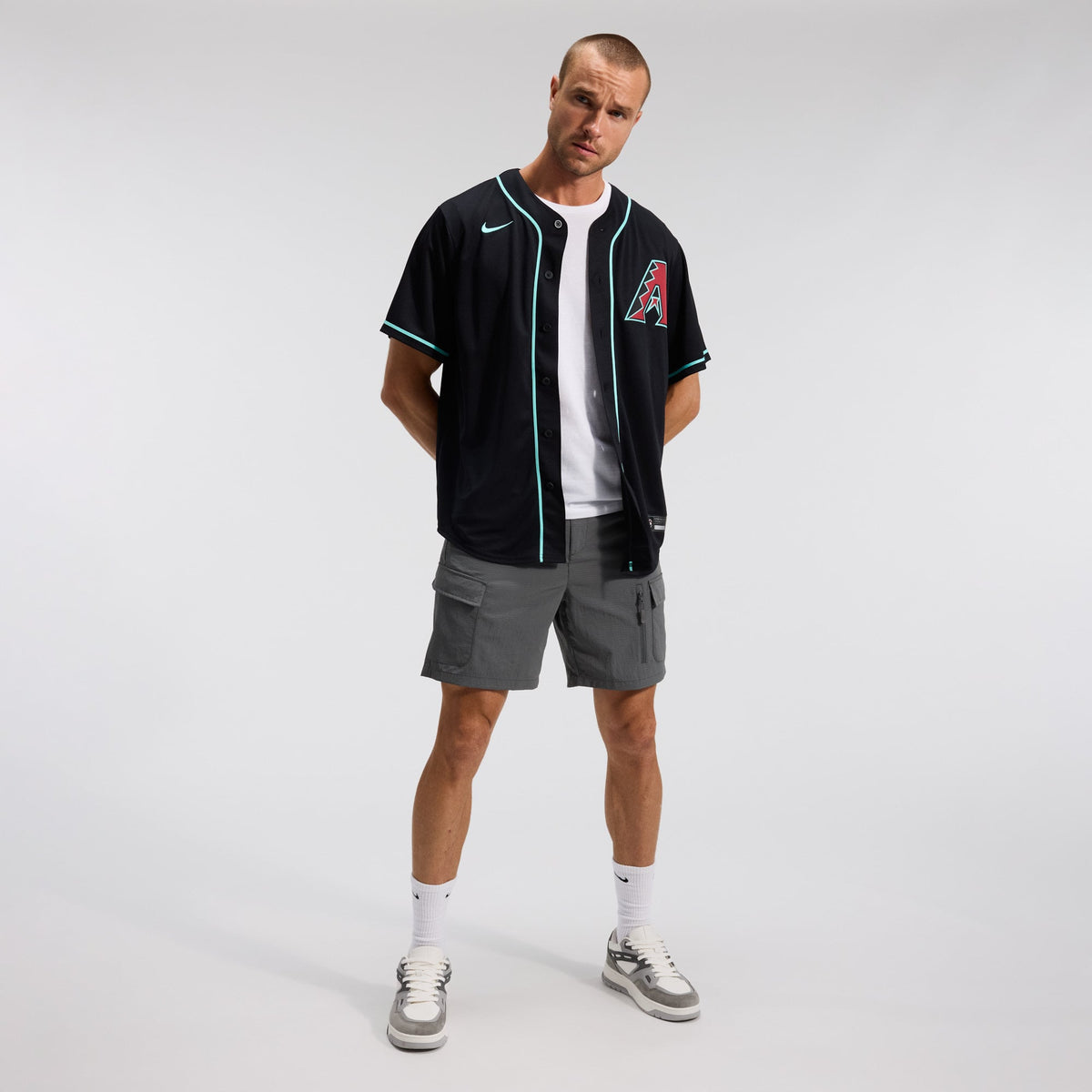 Arizona Diamondbacks Corbin Carroll Nike Gray Road Replica Jersey