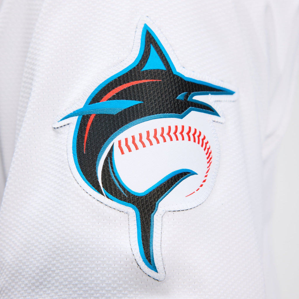 Miami Marlins Nike White Home Elite Jersey